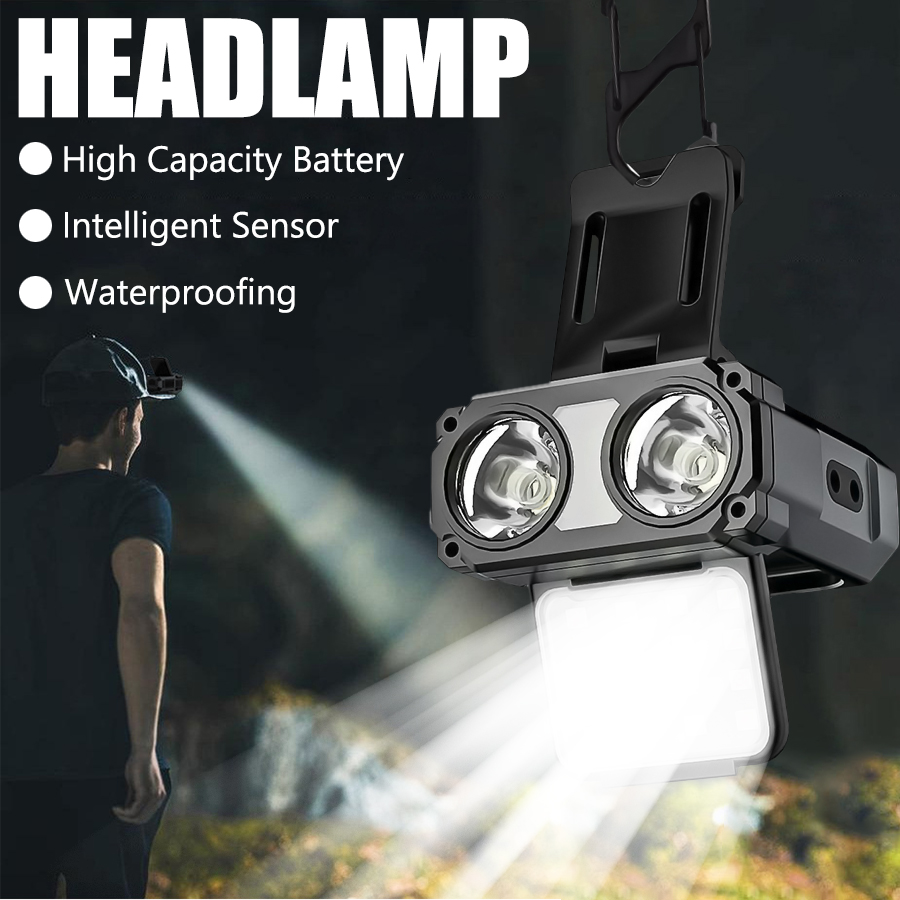 Fishing Light - الاستشعار COB LED كشافات غطاء كليب
