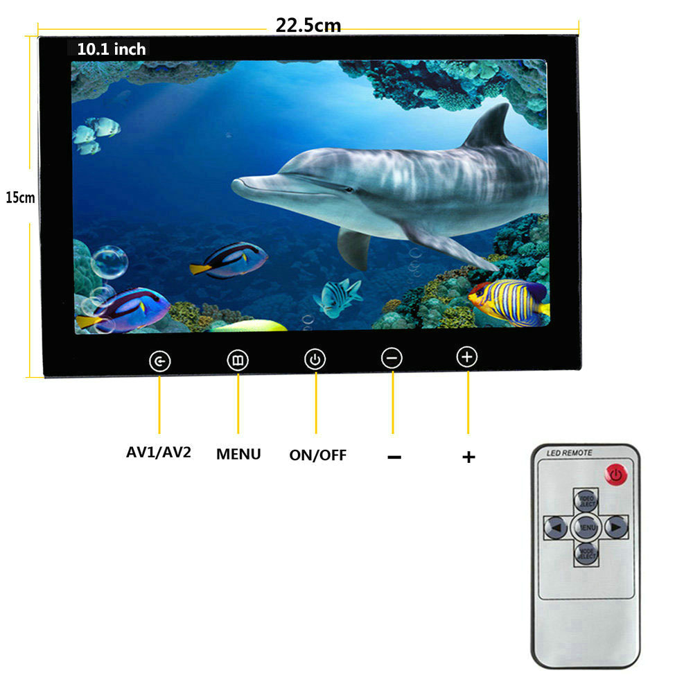 MaoTeWang 10 ''الشتاء صياد الس - مراجعة Fish Finder Cable وسعره