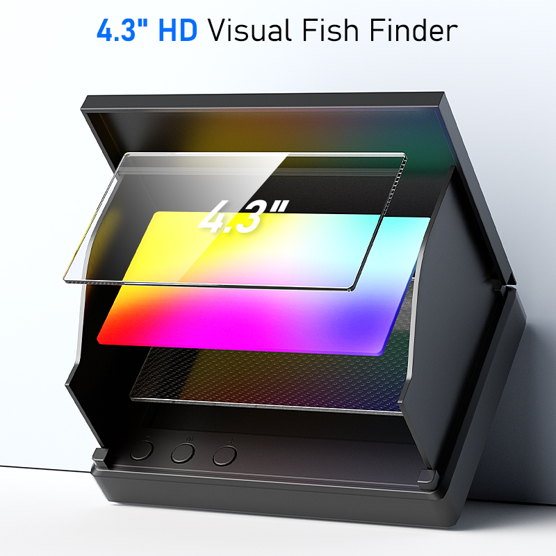 جهاز كشف الأسماك محمول بشاشة L - مراجعة Fishing Depth Finder وسعره