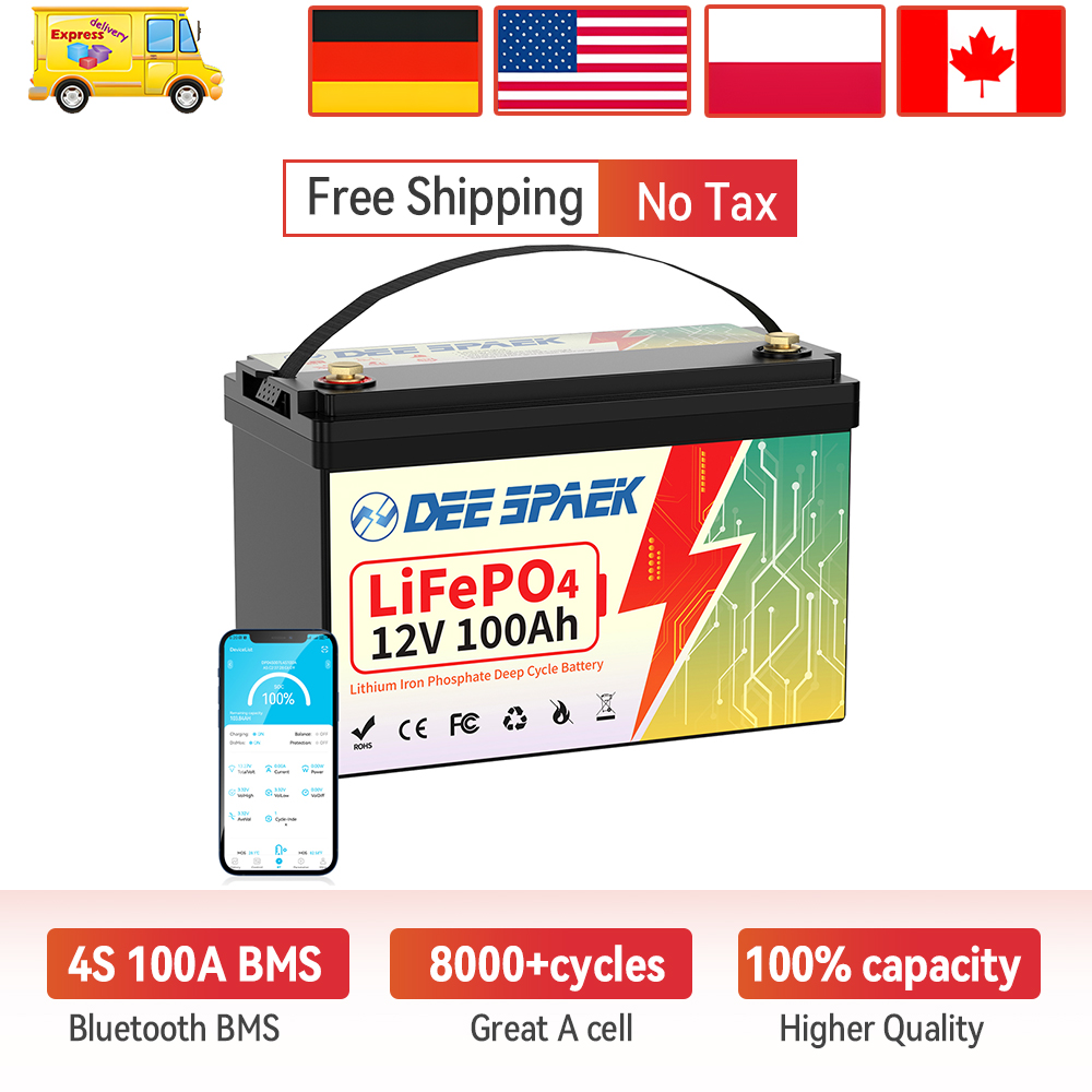 بطارية DEEPSPAEK 12V 100Ah Lif - مراجعة Fishing Depth Finder وسعره