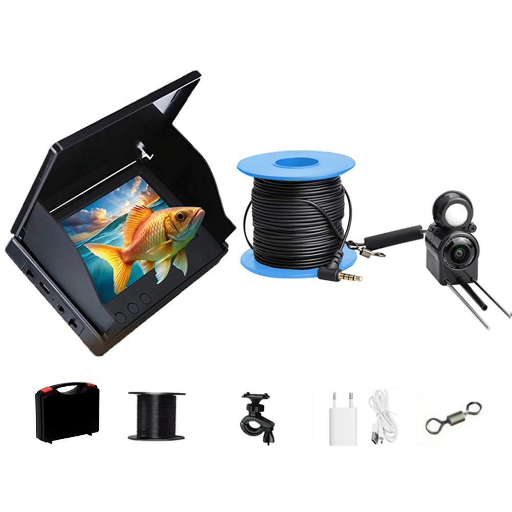 كاميرا صيد تحت الماء مع شاشة I - مراجعة Fish Finder Cable وسعره