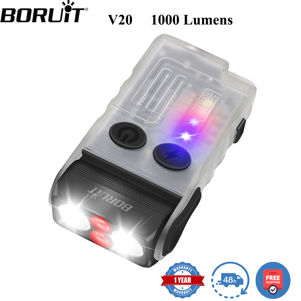 BORUiT V20 مصباح يدوي LED مع ص - مراجعة Fishing Light وسعره