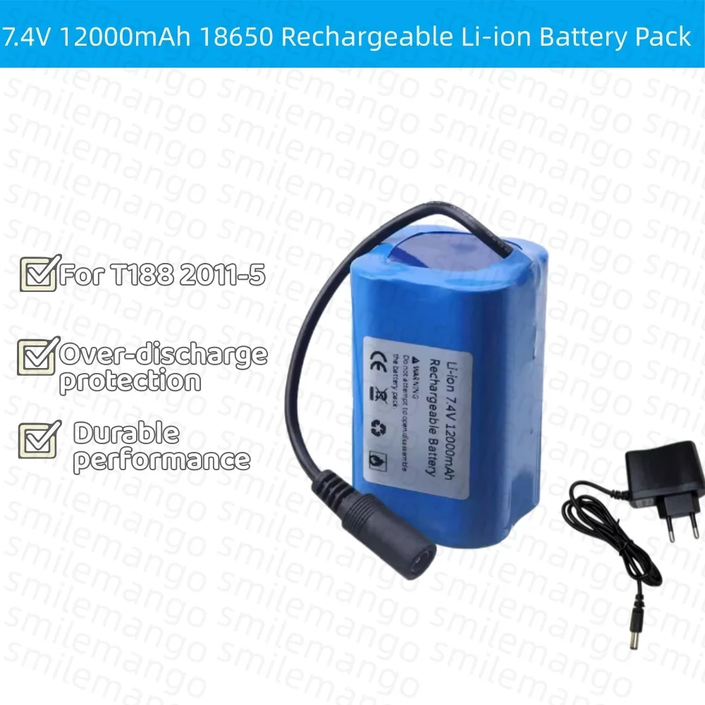 بطارية 7.4 فولت 12000 مللي أمب - مراجعة Fish Finder Charger وسعره