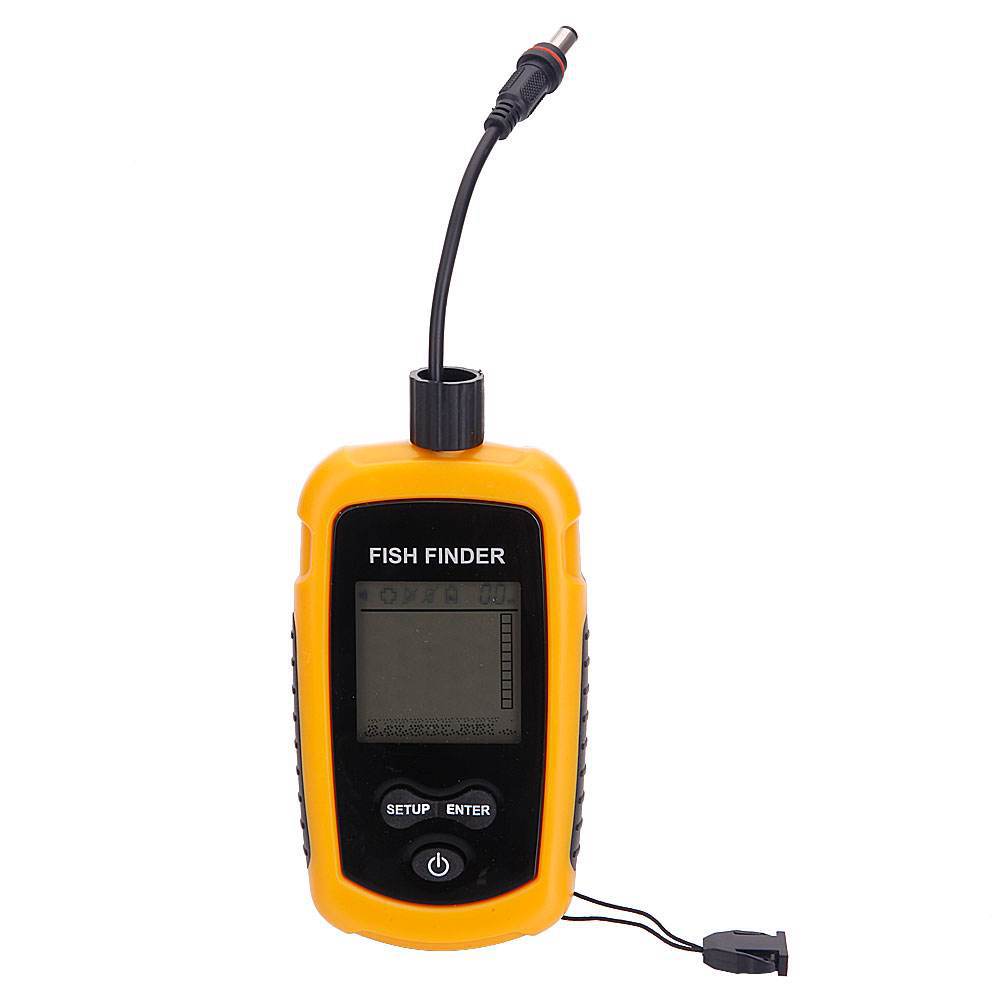 جهاز سونار محمول لتحديد مواقع  - مراجعة Fishing Depth Finder وسعره